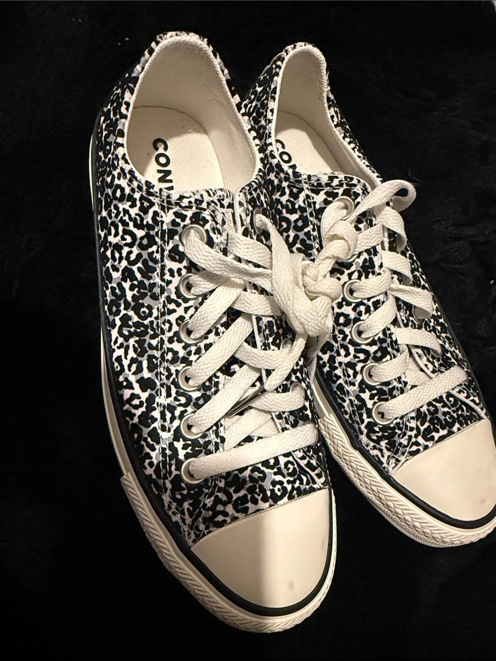 Converse Chuck Taylor All Star Low Top Leopard Sneakers Size W 7.5 / M 5.5 - Picture 3 of 14